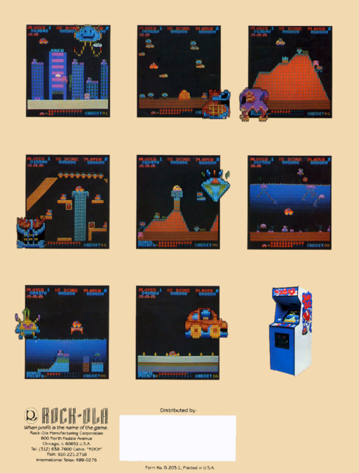 Jump Bug (bootleg) [Bootleg] Arcade Game Cover